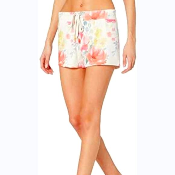 PJ Salvage Happy Blooms Floral lightweight short Loungewear S & M NWT - Picture 1 of 8